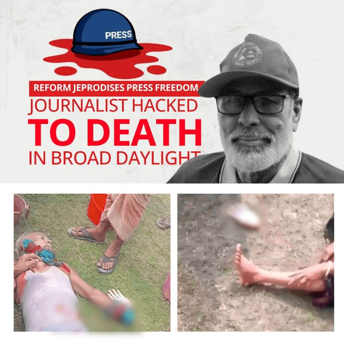 Press Freedom Under Threat: Journalist Swapan Bhadra Hacked to Death in Bangladesh